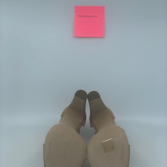 Emporio Armani Nude & White Sandals - Picture 4 of 4